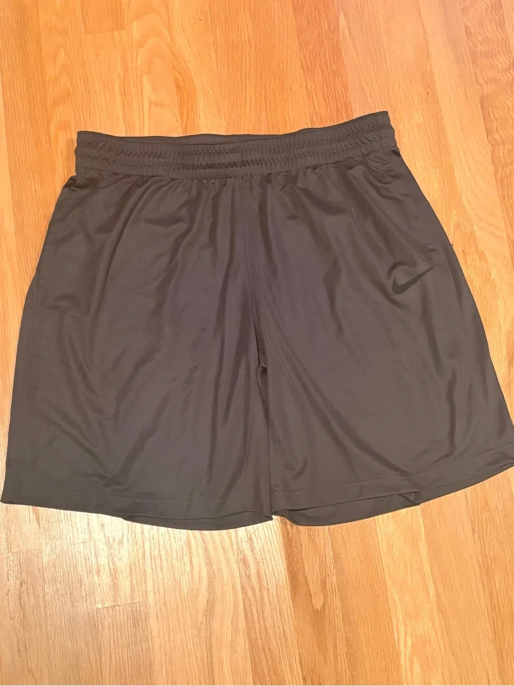 Nike Women's Black Athletic Running Shorts with Swoosh